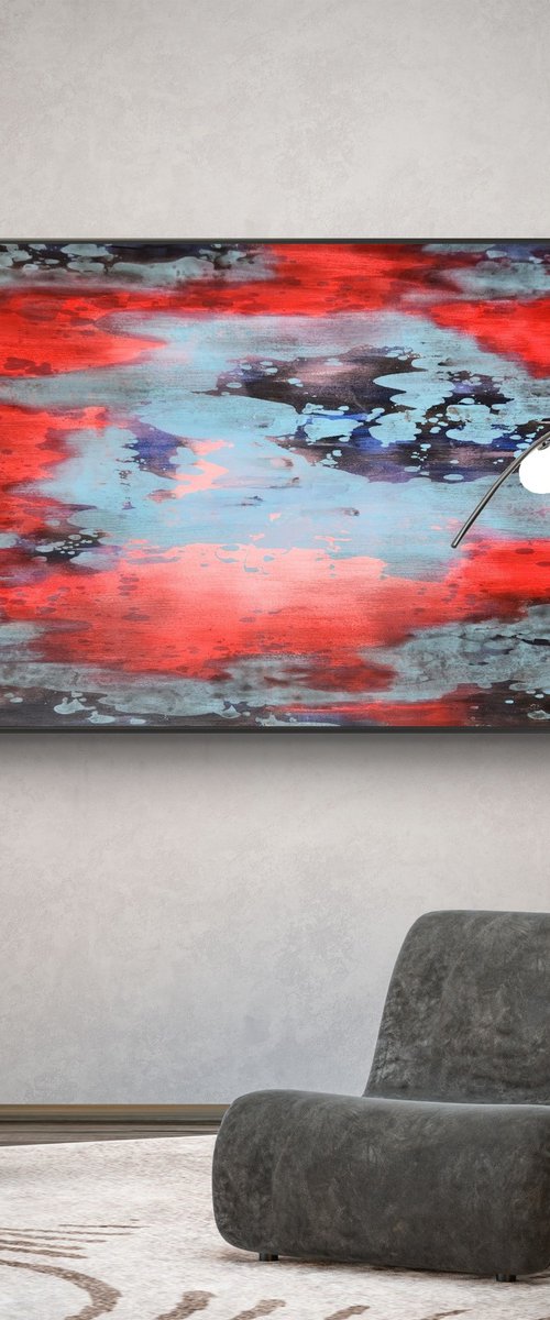 REFLECTION IV -Contemporary Abstract Painting by Orvvet