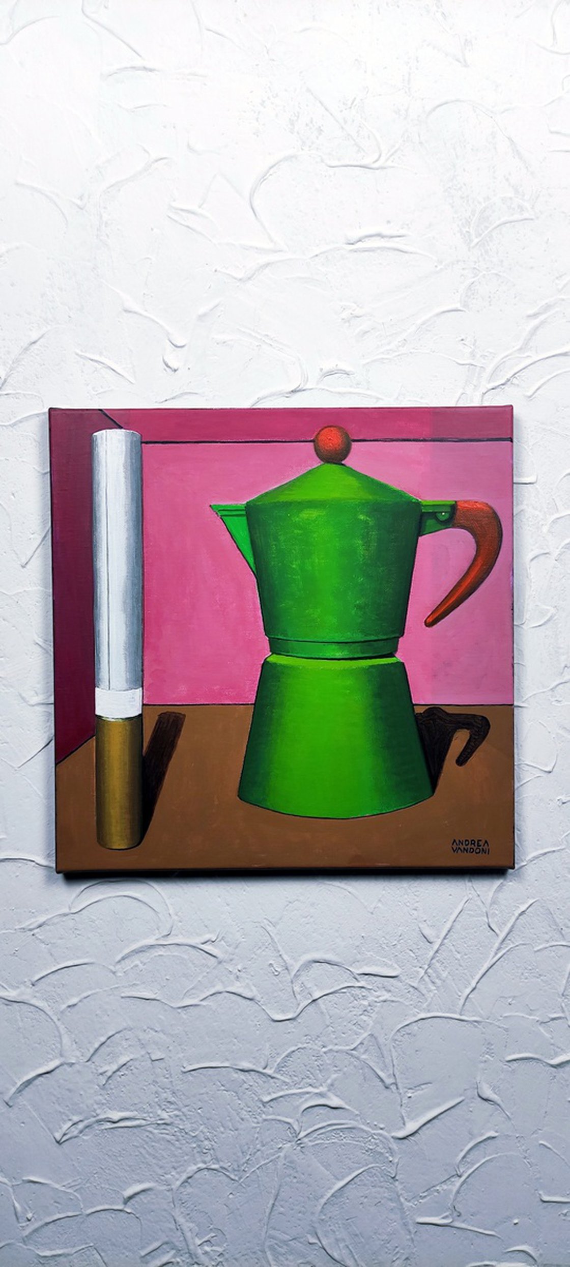 How to Paint a Moka Coffee Pot with Acrylics