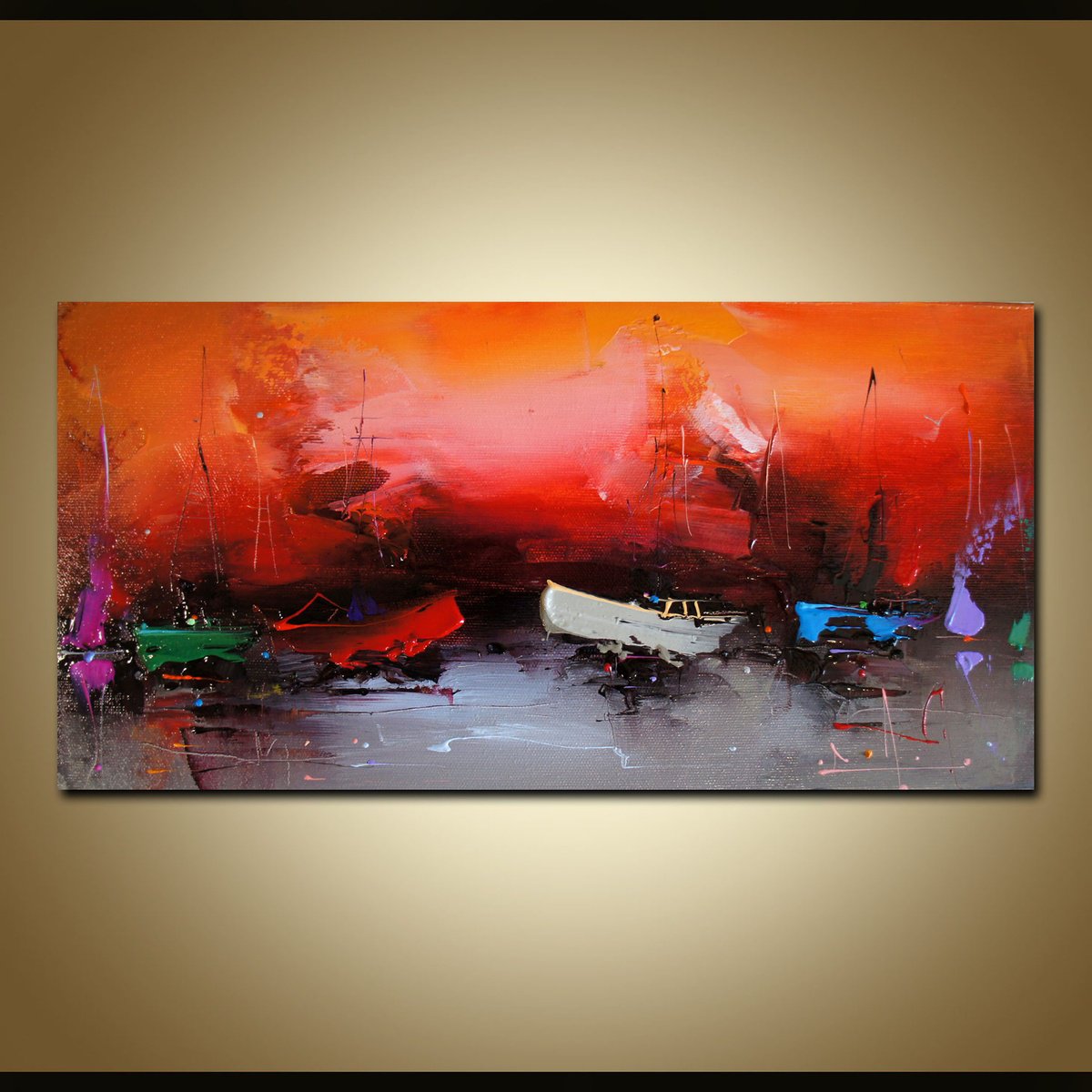 A Look At Summer 2 By Stanislav Lazarov, 16 X 8, Artwork For Sale On Artfinder