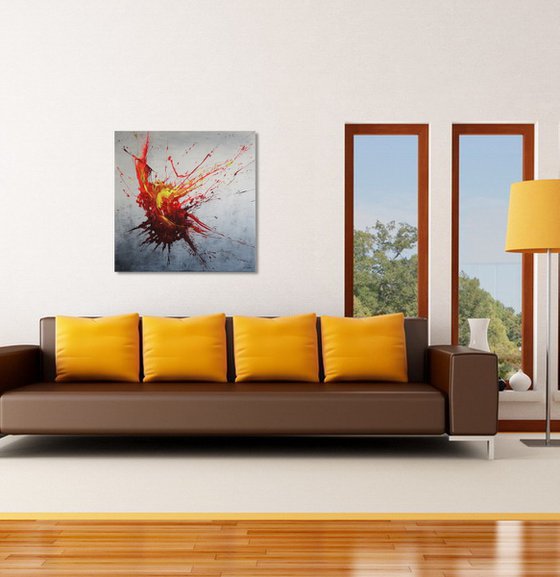 Eruption (Spirits Of Skies 100130) (100 x 100 cm) XXL (40 x 40 inches)