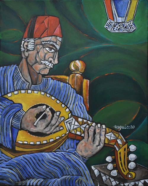 Egyptian Oud Player version 2 by Nagui