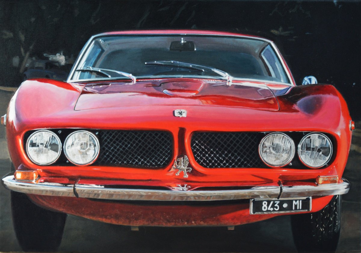 Photorealistic Still Life Oil Painting By Roman Sedlak, 31 X 22", Iso Grifo, Original Artwork