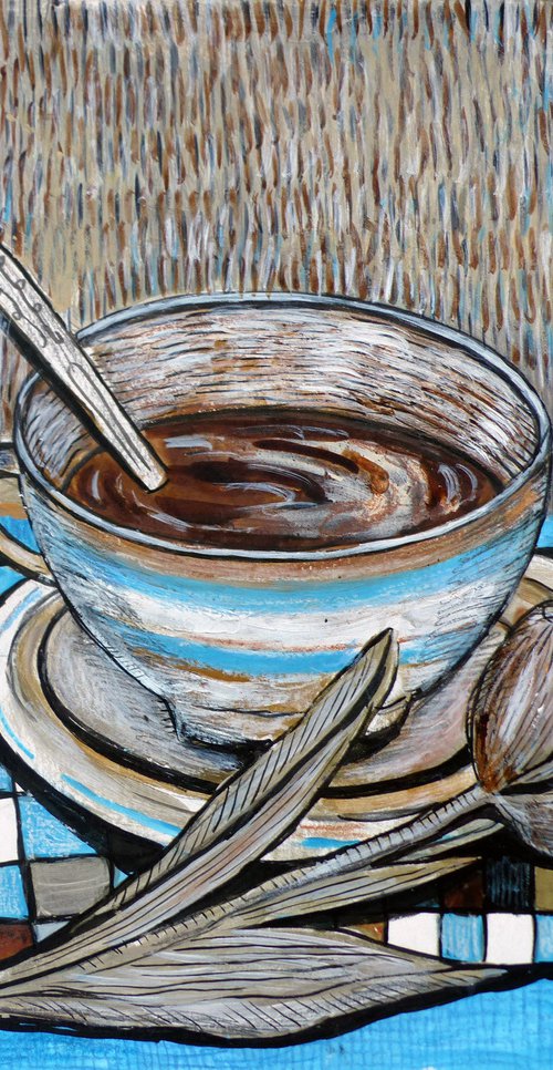 Still Life with a Tulip by Elizabeth Vlasova