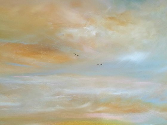 A Gentle Start to the Day  - Art, Clouds, dawn, sunrise