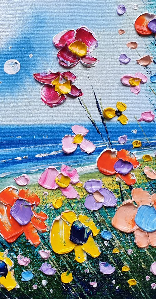 "Our Beach & Flowers in Love" by Phil Broad