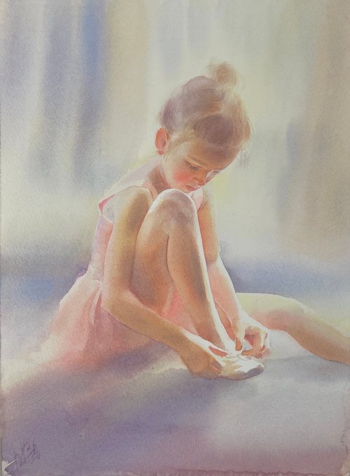 Little ballerina by Anastasiya Mouchan