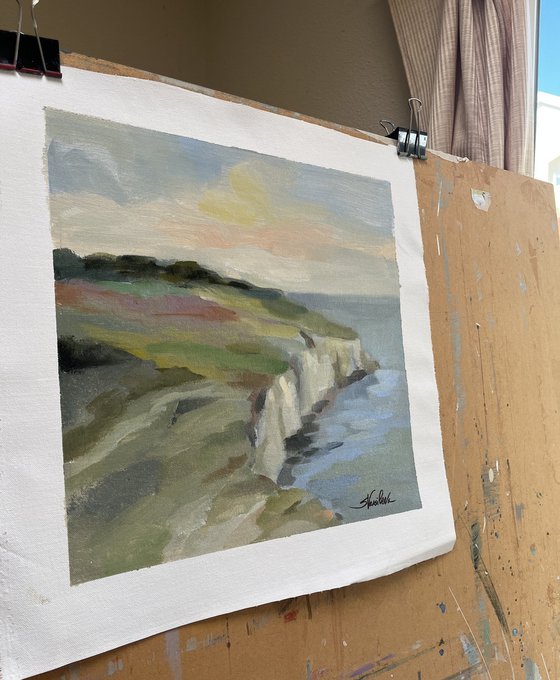 Spring Seaside Cliff