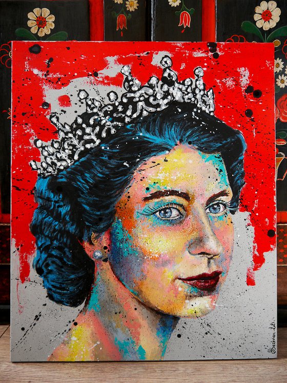 Portrait Madame La Queen  POP Celebrity