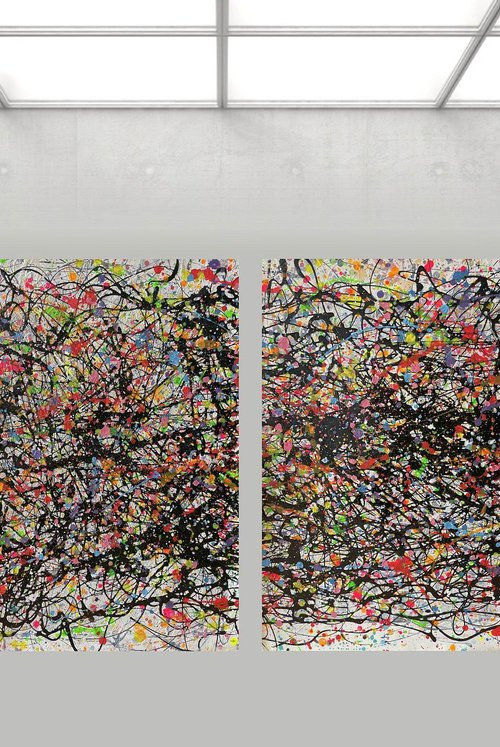 RhythmofColorinFourQuadriptych by Juan Jose Garay