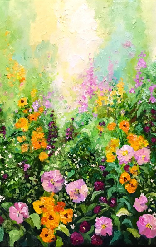 Herbaceous Border by Colette Baumback