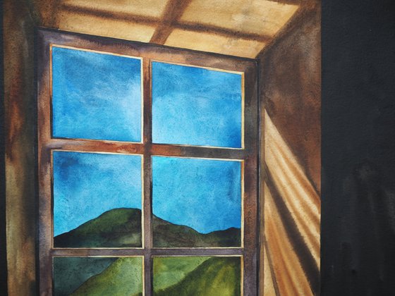 The only thing penetrates from outside in