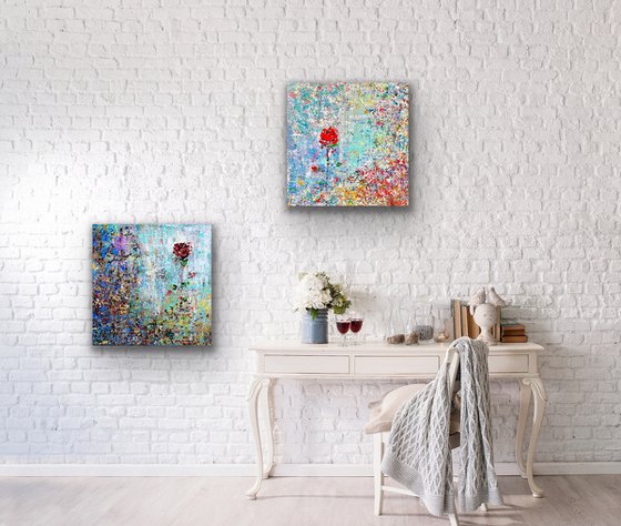 A wildflower in Love - Diptych