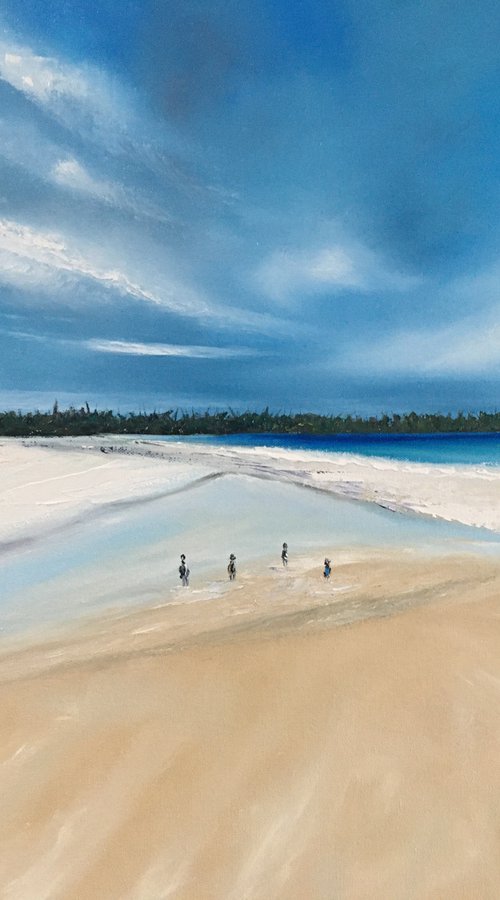 A walk by the beach by Timea  Valsami