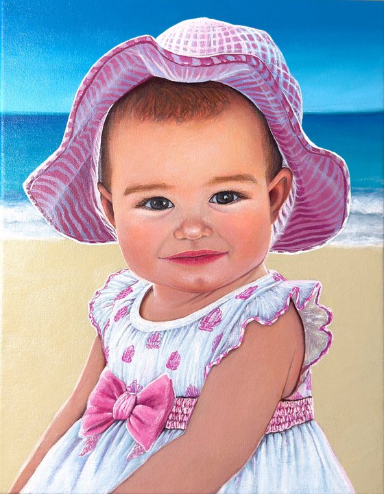 Commission Portrait of a Little Girl