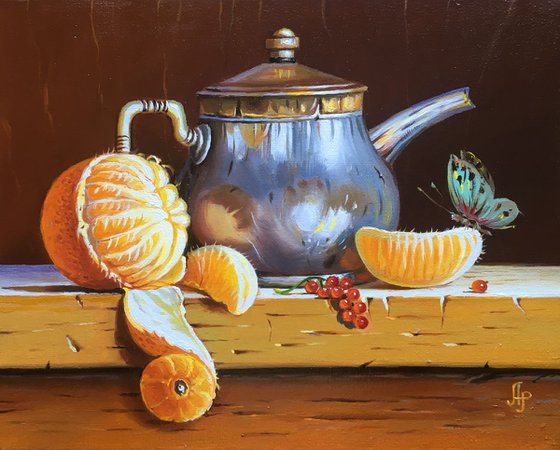 Still life with a kettle