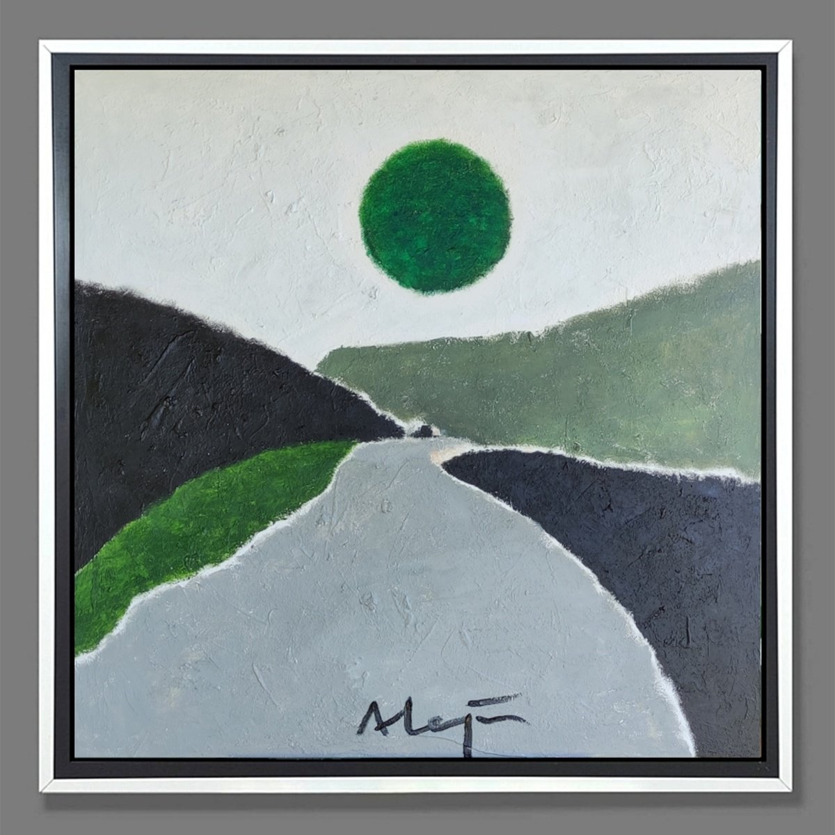 Moondance (pop impressionist landscape) by Alejos