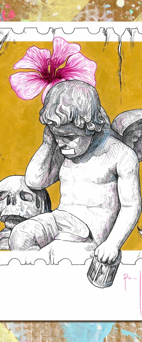 Death stamp IIII by Paul Ward