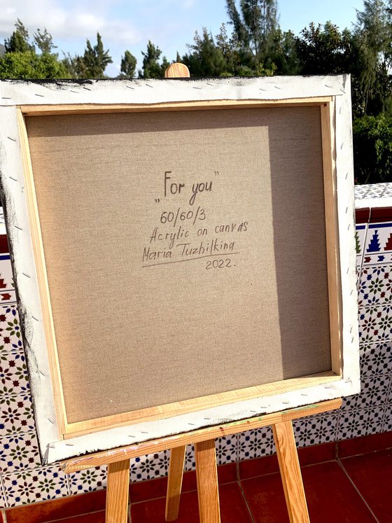 RED CRYSTAL TULIP ON A BLACK