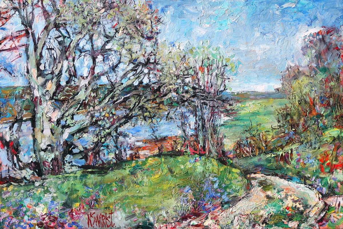 Spring Murmur By Nikifor Swiristuhin, 18 X 12, Artwork For Sale On Artfinder