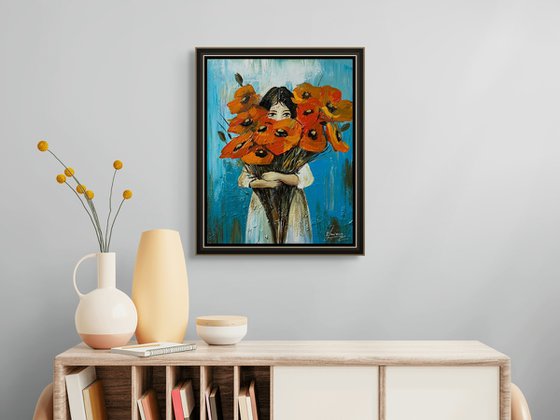 Hidden Behind Poppies