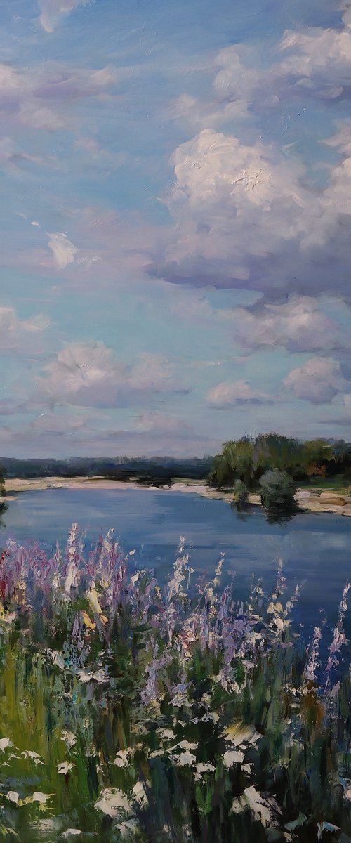 "Light over the river" by Gennady Vylusk