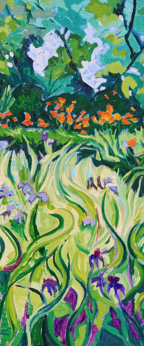 Flame Throwers Garden by Mary Kemp