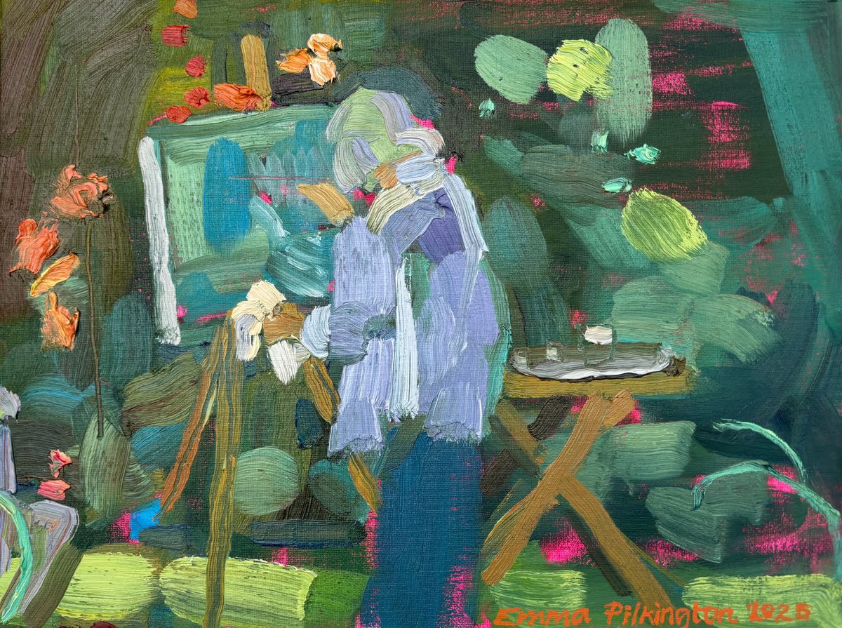 My Aunt Isobel Painting In My Mum