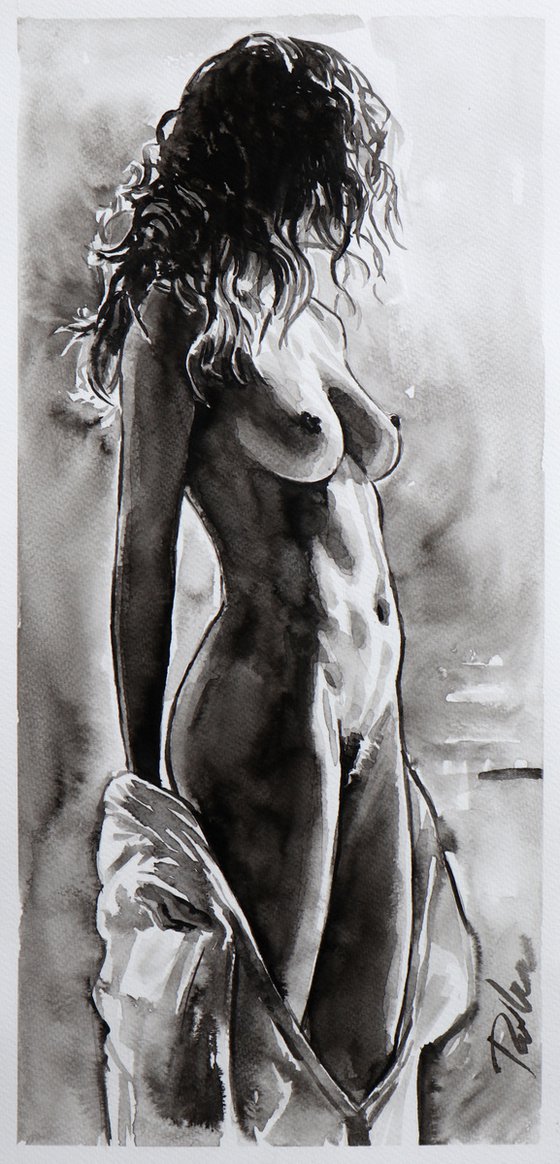 "Naked and beautiful"/22x45 cm