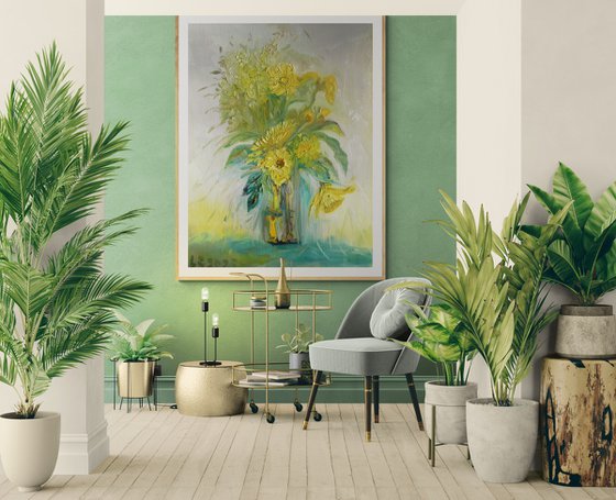 Spring Daffodils in a vase