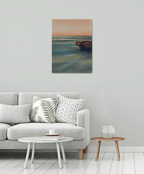 " The Calm Sea Of A Quiet Evening "..SPECIAL PRICE!!!