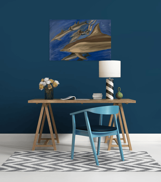 Diving in the waters of the Seychelles