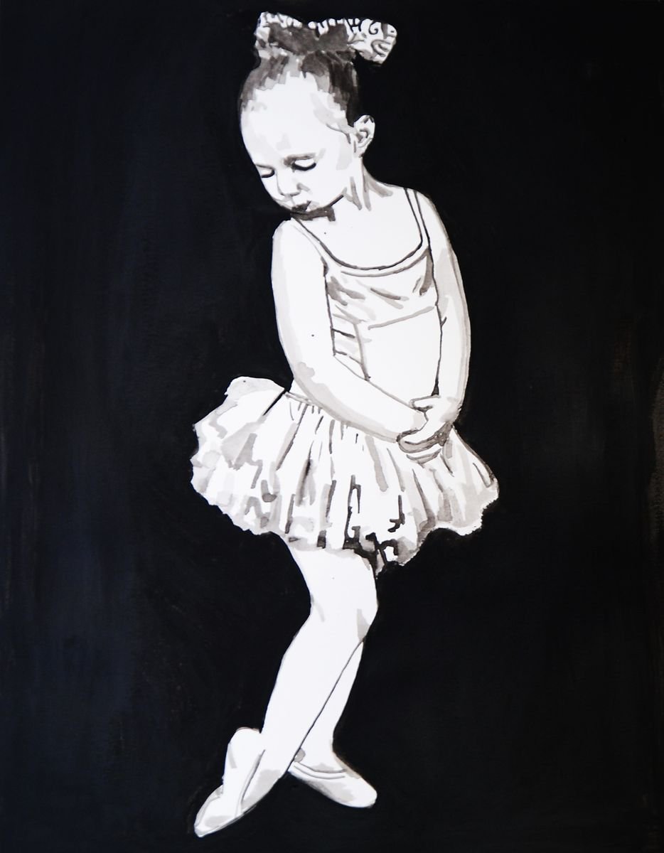 Little Ballerina 7 / 35 X 27 cm by Alexandra Djokic