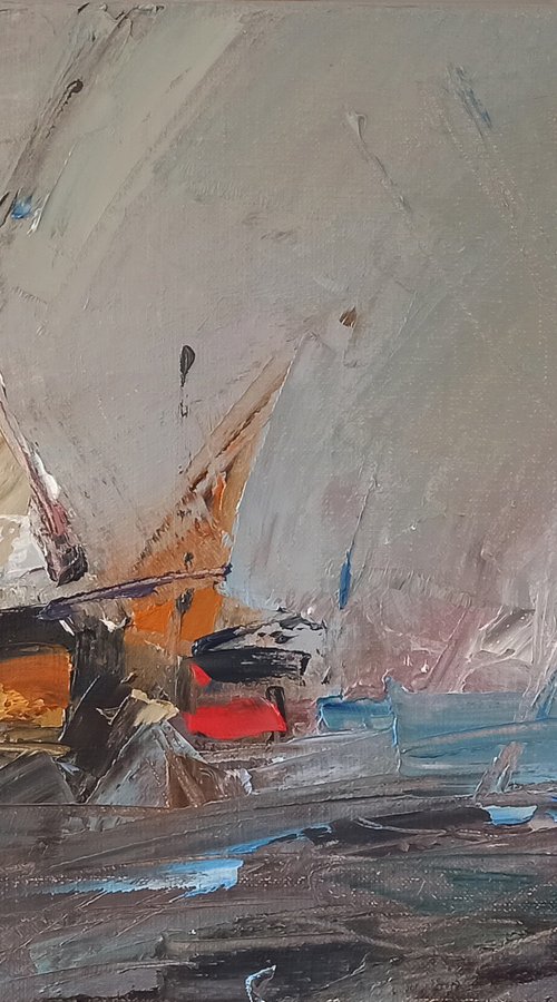 AT SEA by Volodymyr Glukhomanyuk