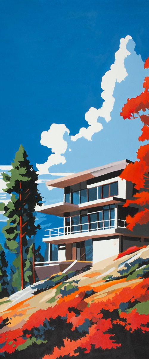 Autumn landscape by Kosta Morr