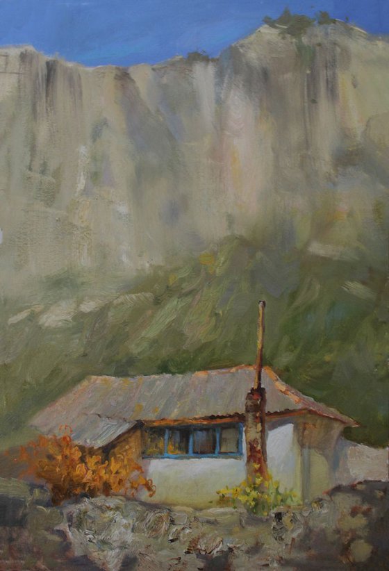House under the mountain
