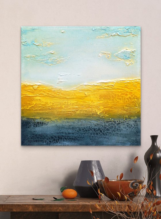 Papeseed plants in bloom