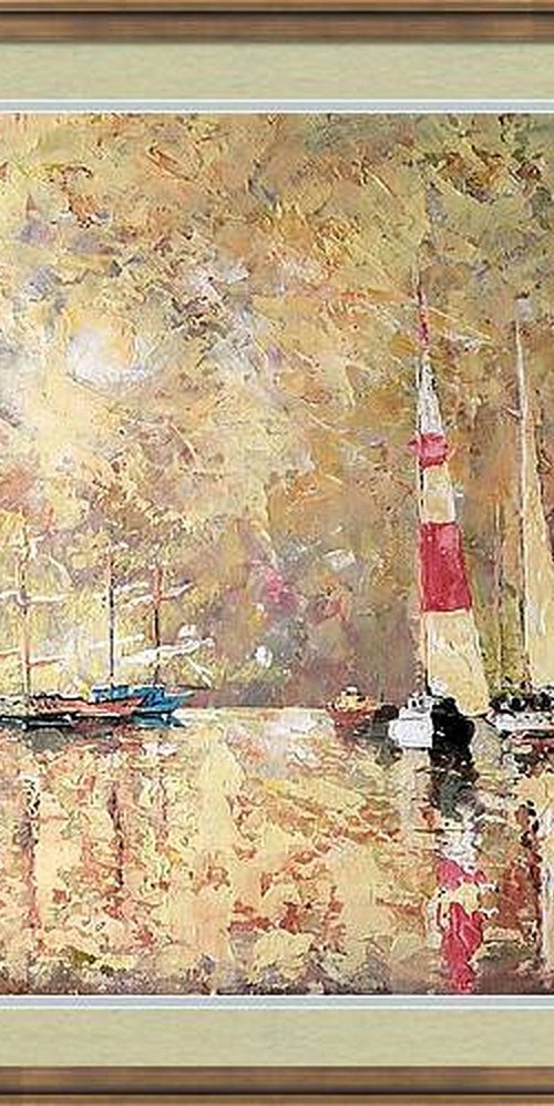 Sea and Sky : on MDF by Rakhmet Redzhepov