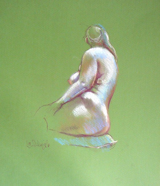 Nude on Green
