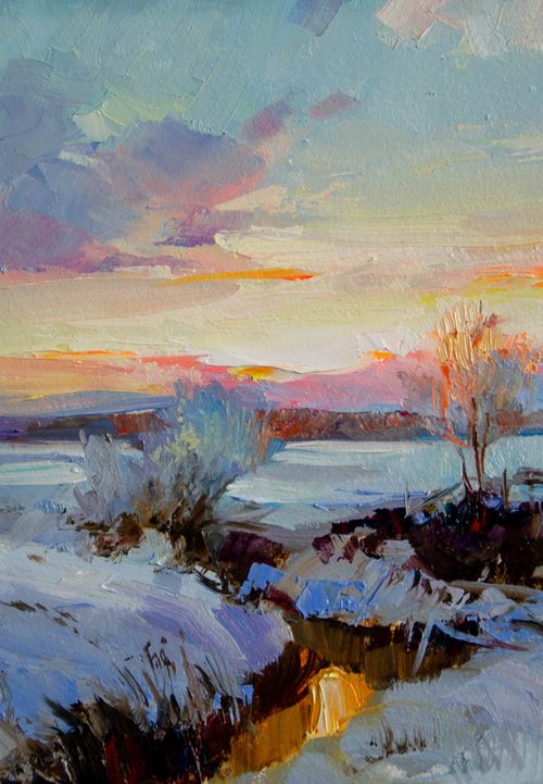 Frosty evening by Valentin