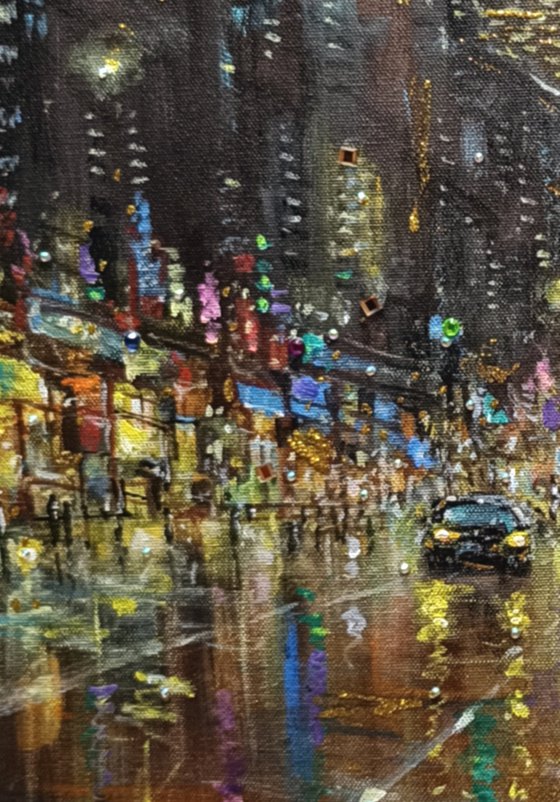 New York City in Rain2