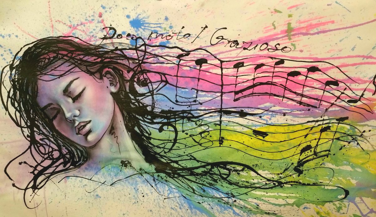 Expressive Portrait Painting By Elena Kraft, 77 X 45, For Elise, Original Artwork