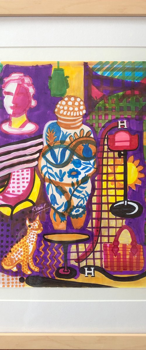 B-Auction Sketch by Tony Khawam