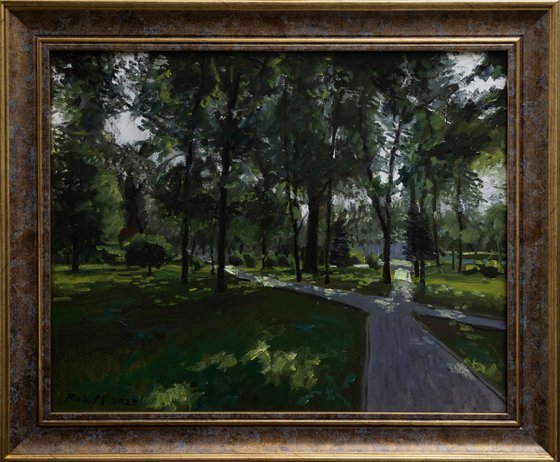 In the summer park