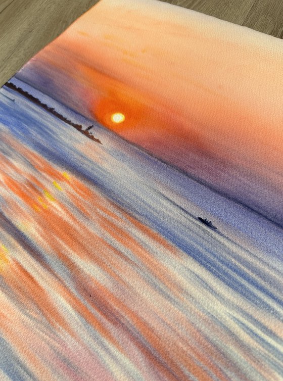 Evening Kiss of the Sun