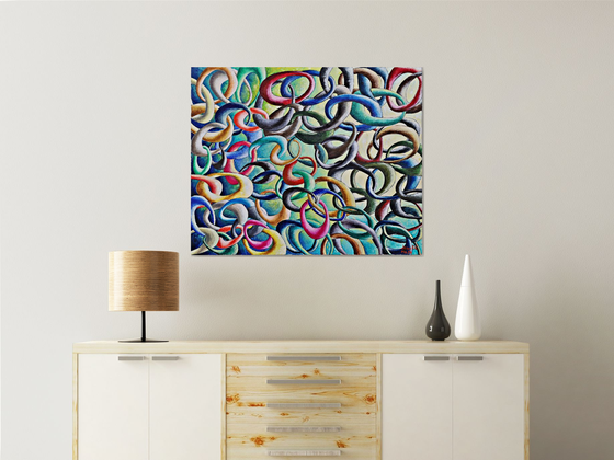 Cadena de favores . Chain of favors.