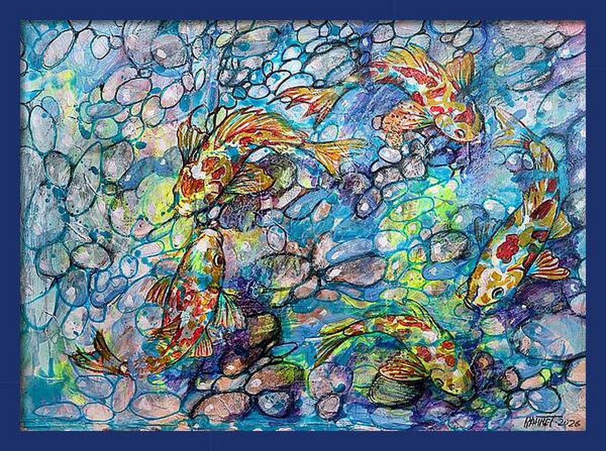  Fantasy With Flowers 329 By Rakhmet Redzhepov, 23 X 17, Artwork For Sale On Artfinder