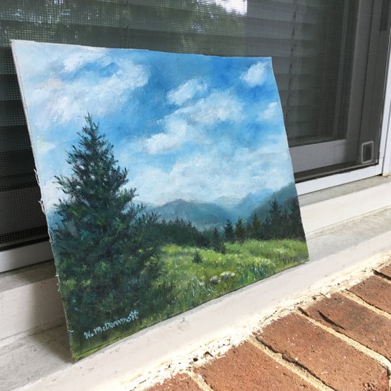 MOUNTAIN PINE # 2 - oil 8X10 (SOLD)