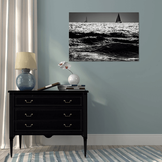 Two Sailboats | Limited Edition Fine Art Print 1 of 10 | 90 x 60 cm