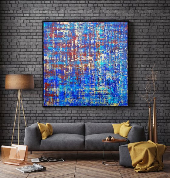 Marrakech - Majorelle Blue XL 48x48 in