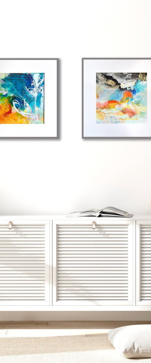 Formed by the wind, Diptych by Kirsten Handelmann